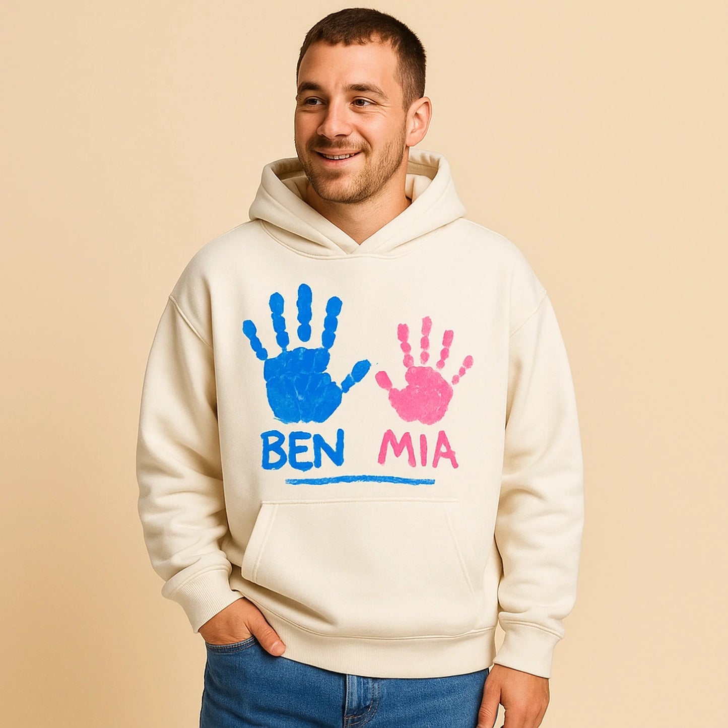 Freundliche Mode mit Kinderkunst